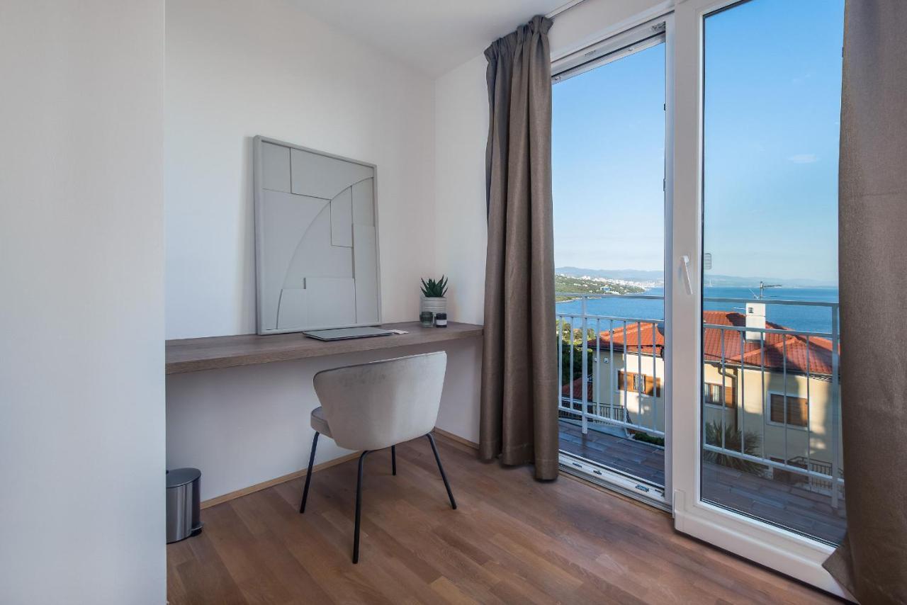 Premium Apartment With Beautiful Sea View, Short Walk To The Sea Opatija Luaran gambar
